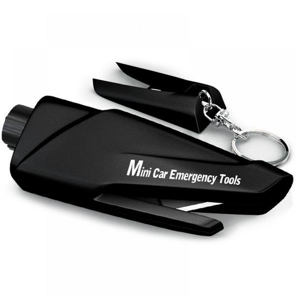 Portable Glass Breaker Keychain for Land & Underwater Emergency RED Mars Space Window Breaker Seatbelt Cutter Safety Car Escape Tool 3 Pack 